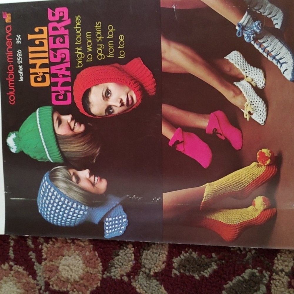 Vintage Chill Chasers Knitting Leaflet